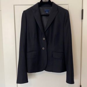 J.Crew Super 120’s navy wool suit - 8 tall